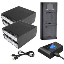 Caricabatteria doppio LCD + 2x