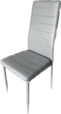  Set 4 Sedie da Pranzo - Grigio