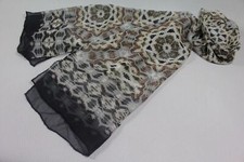 LUCIANO SOPRANI foulard donna seta 58"x16 1/2" made in Italy
