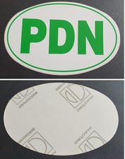 Adesivo LEGA NORD sticker '90 Salvini Bossi PADANIA targa auto PARTITO POLITICO