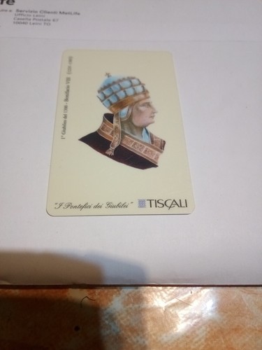 Scheda telefonica rara tiscali - scheda,