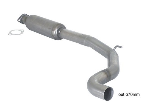 Tubo centrale inox mm - tubo, 70