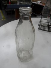 BOTTIGLIA VETRO LATTE MCC PARTICOLARE LITRO VINTAGE