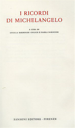 Michelangelo buonarroti i - buonarroti.,
