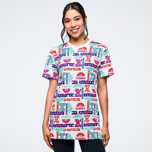 Shirt girocollo unisex zumba - girocollo,