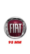 FREGIO STEMMA COFANO ANTERIORE LOGO FIAT 95MM PANDA 500 DOBLO GRANDE PUNTO SEDIC
