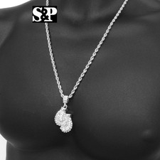 Guantoni da boxe uomo argento