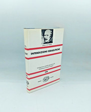 "INTERDIZIONI ISRAELITICHE"