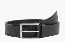 Cintura-Belt uomo CALVIN KLEIN K50K508746 BAX Warmth Perfed Mono 35mm - nero