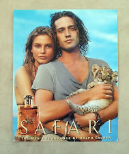 E632 - Advertising Pubblicità -1995- SAFARI BY RALPH LAUREN