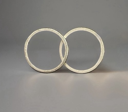 Coppia anelli fedi oro 750 - coppia,