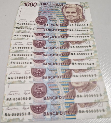 Banconote italia 1000 lire - banconote,