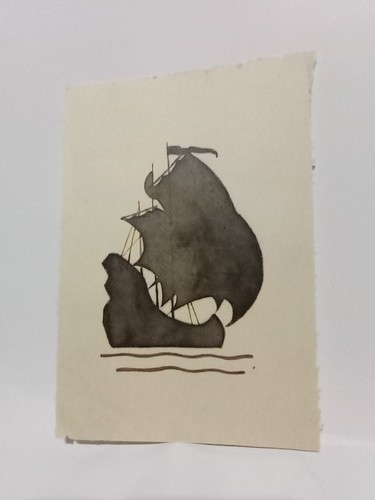 Vecchio disegno nave - vecchio,