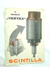 VECCHIA BROCHURE IMPIANTO ELETTRICO ELETTRAUTO AUTO D'EPOCA MAGNETE AUTOMOBILISM