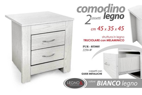 Comodino moderno cassettiera - moderno,