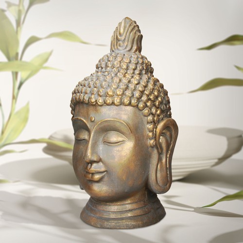 Statua testa buddha figura - testa,