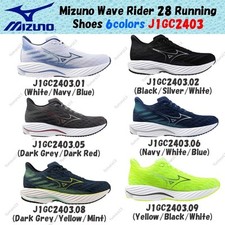 Mizuno Wave Rider 28 Scarpe da corsa 6 colori J1GC2403 US 4-14 Nuovo