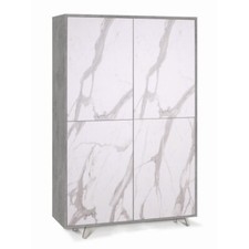 Mobile Credenza 4 Ante Cemento