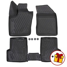 Tappeti Tappetini Auto 3D In Gomma Per Fiat 500X  2015 - 2024