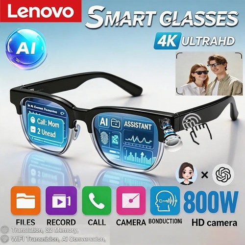 Lenovo smart glasses hd - lenovo, ai