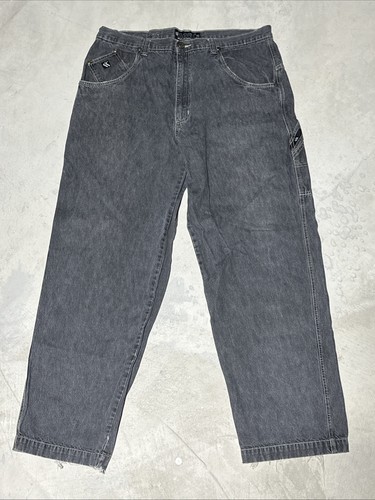 Pantaloni jeans larghi neri