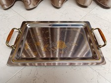 Vassoio Zubbiani in acciaio