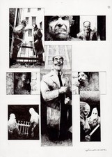 CORRADO ROI  - Tavola originale Ut. L'inizio p.51