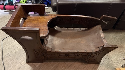 Sedia antica legno con - sedia,