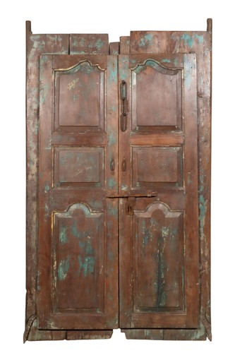 Portone antico legno teak - portone,