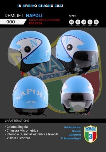 Casco demi jet - casco, per