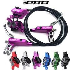 IIIPRO MTB Bici Set Pinza Freno a Disco Idraulico 4 Pistoni Anteriore/Posteriore 800/1550mm