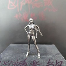 Statua body art nera bronzo