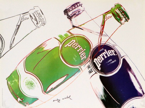 Andy warhol perrier white - andy,
