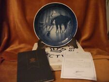 Piatto di Natale del 2019 della Royal Copenhagen in scatola con garanzia