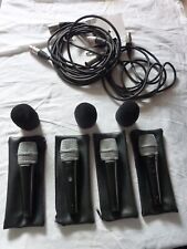LOT DE QUATRE MICROPHONE SHURE