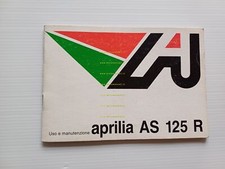 Aprilia AS 125 R 1985  manuale uso manutenzione originale italiano