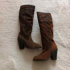 Stivali marroni donna misura 35,5 stile texano