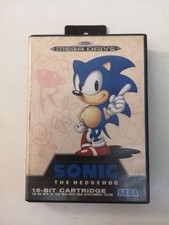 Cartuccia Gioco Sonic The Hedgehog Sega Mega Drive Testato Funzionante-I6