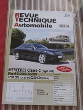 Revue Technique MERCEDES C 200 220 Cdi 136 170 Classe C Type 204 2007 2009 W 204