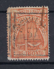 1956-80 MARCHE DA BOLLO PESI MISURE E MARCHIO 300 L. II SEZIONE NON PERFETTA US.