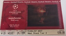 Biglietto Ticket finale Champions League 2002/03 Juventus-Milan Manchester  28/5