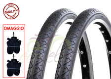 2 COPERTONI SLICK + 2 CAMERE BICI 26 X 1.40 (37-559) PNEUMATICI MTB STRADA