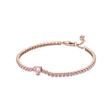 Bracciale pandora tennis rosa - pandora,