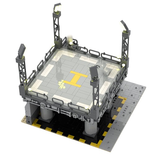 Base landport modello per set - base,