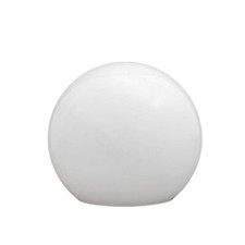 Paralume palla/globo 5423 per lampada vetro bianco - diametro 20cm, foro 12cm