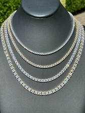 Collana catena tennis vero