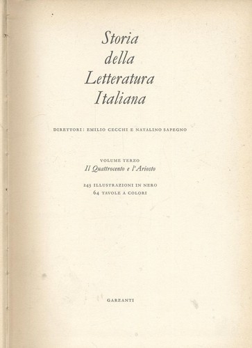 Quattrocento ariosto di - il,