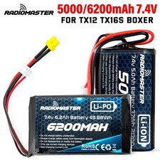 RadioMaster TX16S TX18S Trasmettitore 7.4V 2S 5000mah 37wh Batteria JST Spina