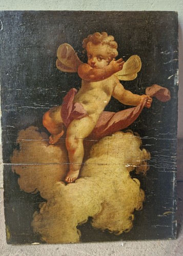 Dipinto antico tavola - antico, su