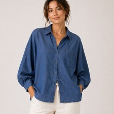 Zara Basic Z1975 Camicia Denim